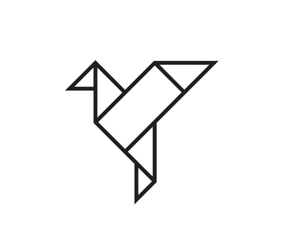 Polymorph Studios origami bird mark